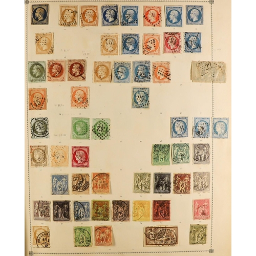 292 - CENTURY STAMP ALBUM WITH MANY CLASSICS. An as received album which was kindly donated straight to ch... 