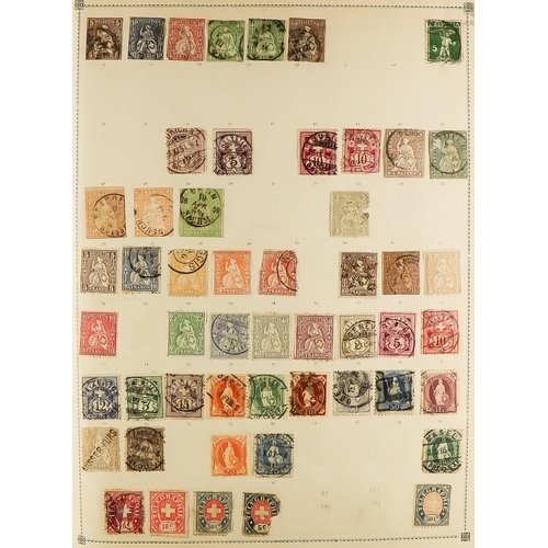 292 - CENTURY STAMP ALBUM WITH MANY CLASSICS. An as received album which was kindly donated straight to ch... 