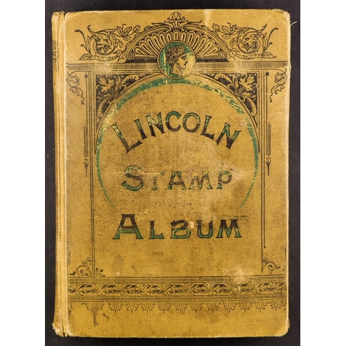 295 - OLD 'LINCOLN' ALBUM hand dated 