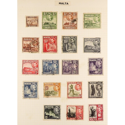 299 - BRITISH COMMONWEALTH Late 19th Century to 1960's mint & used stamps in four albums, includes Malta 1... 