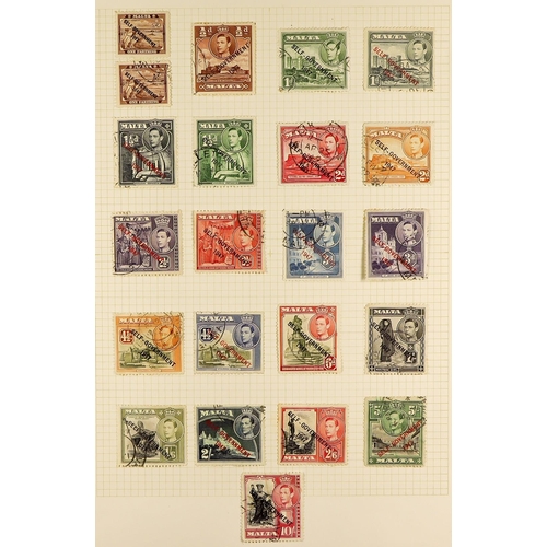 299 - BRITISH COMMONWEALTH Late 19th Century to 1960's mint & used stamps in four albums, includes Malta 1... 