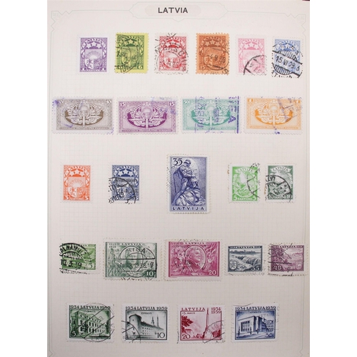 300 - EASTERN EUROPE COLLECTION of mostly used 20th Century stamps, in album with Bulgaria, Croatia, Eston... 