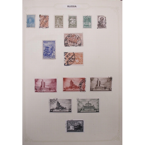 300 - EASTERN EUROPE COLLECTION of mostly used 20th Century stamps, in album with Bulgaria, Croatia, Eston... 