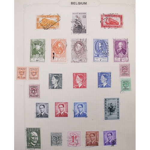 301 - EUROPEAN COLLECTION of mostly used stamps in album, chiefly 20th Century issues, Belgium, Germany, A... 