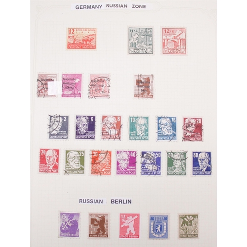 301 - EUROPEAN COLLECTION of mostly used stamps in album, chiefly 20th Century issues, Belgium, Germany, A... 