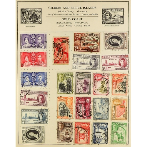 303 - WORLD ACCUMULATION in box, includes includes Great Britain QV issues incl used in Malta, 1934 Seahor... 