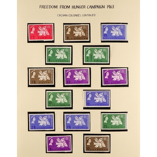 310 - BRITISH COMMONWEALTH Mostly 1930's to 1960's mainly mint ranges in two volumes, some are never hinge... 