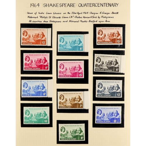 310 - BRITISH COMMONWEALTH Mostly 1930's to 1960's mainly mint ranges in two volumes, some are never hinge... 