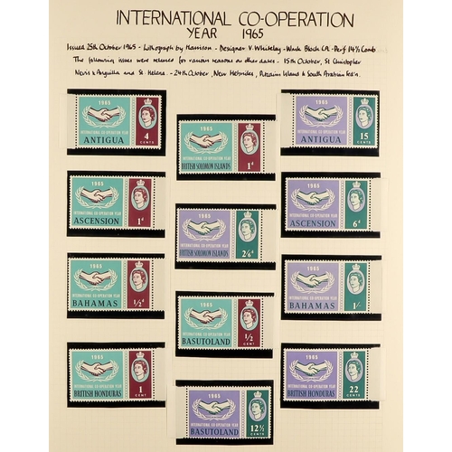 310 - BRITISH COMMONWEALTH Mostly 1930's to 1960's mainly mint ranges in two volumes, some are never hinge... 