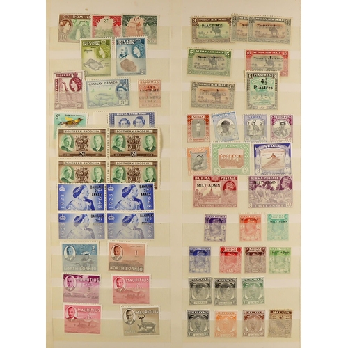 310 - BRITISH COMMONWEALTH Mostly 1930's to 1960's mainly mint ranges in two volumes, some are never hinge... 