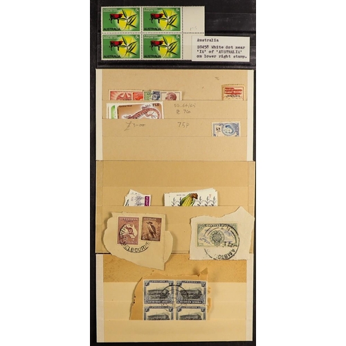 311 - CARTON OF WORLD WIDE stamps on stock cards, albums, stock books & albums, dealer offers, collections... 