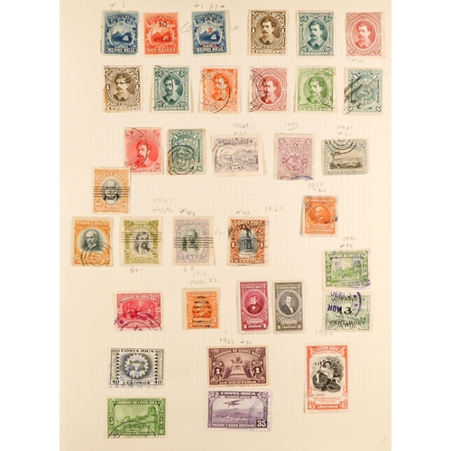 314 - LATIN AMERICA 19th Century to 1970's mint & used collection in three albums with most South & Centra... 