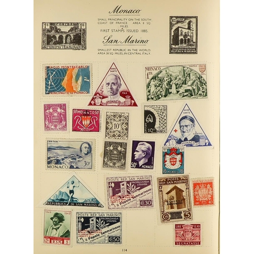 317 - WORLD ACCUMULATION in three boxes, includes various old world albums, Great Britain fdc's & 2003 pro... 