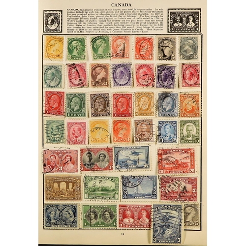 321 - WORLD COLLECTION 1840-1950's mint & used stamps in a well filled Wayfarer album, includes Great Brit... 