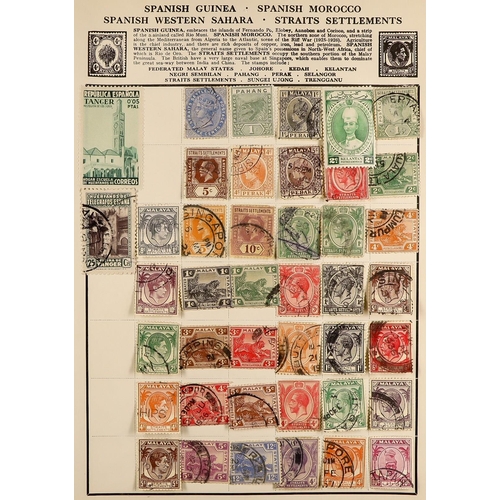 321 - WORLD COLLECTION 1840-1950's mint & used stamps in a well filled Wayfarer album, includes Great Brit... 