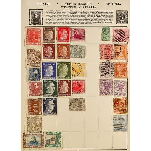 321 - WORLD COLLECTION 1840-1950's mint & used stamps in a well filled Wayfarer album, includes Great Brit... 