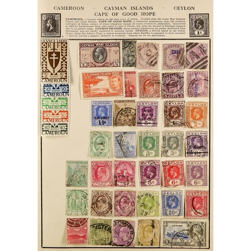 321 - WORLD COLLECTION 1840-1950's mint & used stamps in a well filled Wayfarer album, includes Great Brit... 