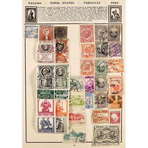 321 - WORLD COLLECTION 1840-1950's mint & used stamps in a well filled Wayfarer album, includes Great Brit... 