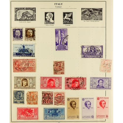 322 - OLD WORLD COLLECTIONS 19th Century to 1950's mint & used stamps in five albums, includes sparsely fi... 