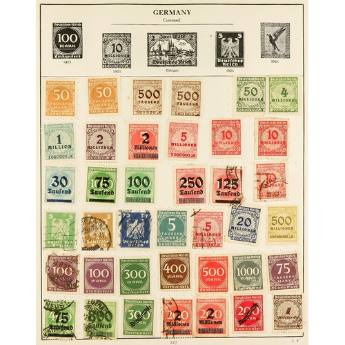 322 - OLD WORLD COLLECTIONS 19th Century to 1950's mint & used stamps in five albums, includes sparsely fi... 