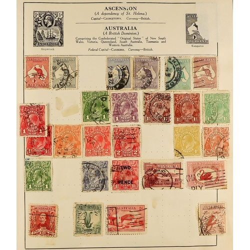 322 - OLD WORLD COLLECTIONS 19th Century to 1950's mint & used stamps in five albums, includes sparsely fi... 