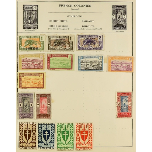 322 - OLD WORLD COLLECTIONS 19th Century to 1950's mint & used stamps in five albums, includes sparsely fi... 