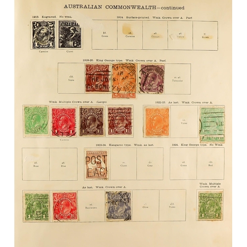 322 - OLD WORLD COLLECTIONS 19th Century to 1950's mint & used stamps in five albums, includes sparsely fi... 