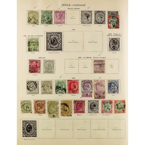 322 - OLD WORLD COLLECTIONS 19th Century to 1950's mint & used stamps in five albums, includes sparsely fi... 