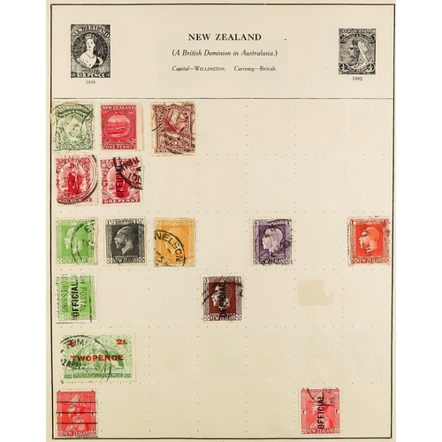 322 - OLD WORLD COLLECTIONS 19th Century to 1950's mint & used stamps in five albums, includes sparsely fi... 