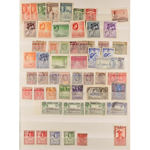 325 - WORLD COLLECTION Mostly 20th Century mainly used stamps in eighteen stockbooks, includes British Com... 