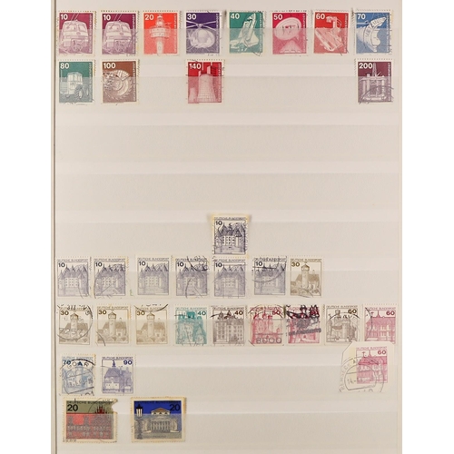 325 - WORLD COLLECTION Mostly 20th Century mainly used stamps in eighteen stockbooks, includes British Com... 