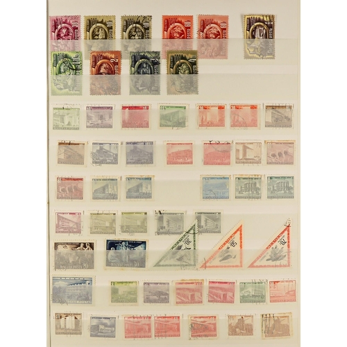 325 - WORLD COLLECTION Mostly 20th Century mainly used stamps in eighteen stockbooks, includes British Com... 