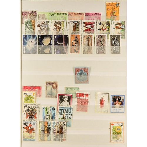 325 - WORLD COLLECTION Mostly 20th Century mainly used stamps in eighteen stockbooks, includes British Com... 