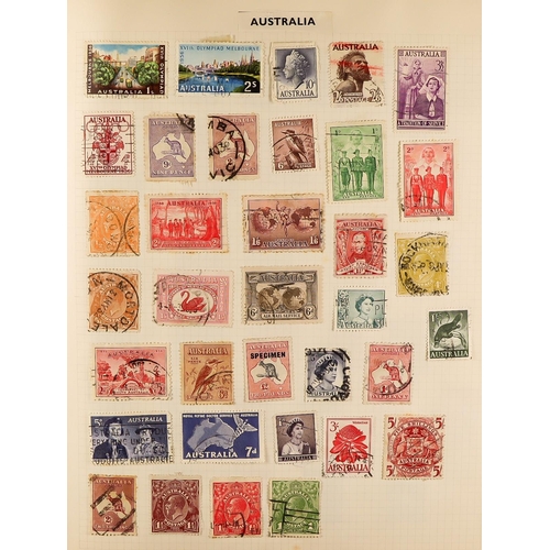 326 - WORLD COLLECTION 19th Century to 1950's mint & used stamps in two albums, includes World collection ... 