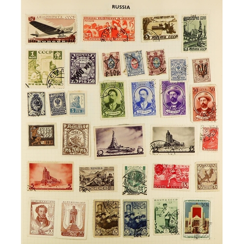 326 - WORLD COLLECTION 19th Century to 1950's mint & used stamps in two albums, includes World collection ... 