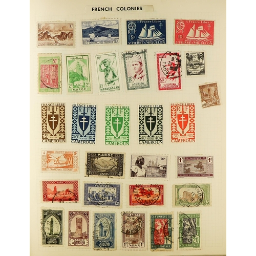 326 - WORLD COLLECTION 19th Century to 1950's mint & used stamps in two albums, includes World collection ... 