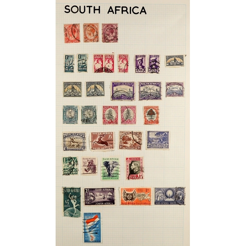 335 - WORLD WIDE IN CARTON early to 1980's stamps sorted by country into envelopes, on loose pages and in ... 