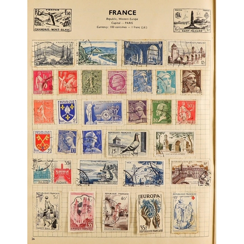 335 - WORLD WIDE IN CARTON early to 1980's stamps sorted by country into envelopes, on loose pages and in ... 