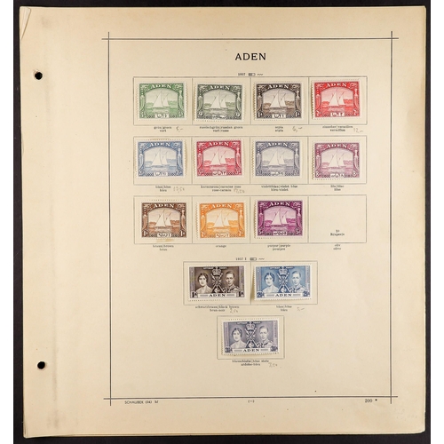 346 - 1937 - 1948 COLLECTION of chiefly mint stamps, note 1937 Dhows set to 5r, 1949 10r Wedding, etc, inc... 