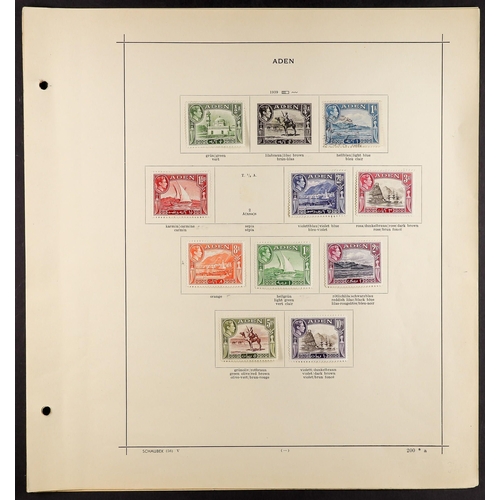 346 - 1937 - 1948 COLLECTION of chiefly mint stamps, note 1937 Dhows set to 5r, 1949 10r Wedding, etc, inc... 