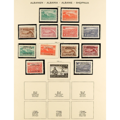 348 - 1945-1975 COLLECTION on pages, mint & used, includes 1945 Army & 1946 Red Cross opts sets mint, 1946... 