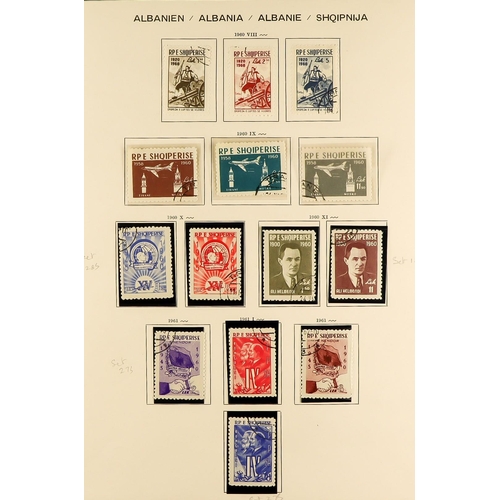 348 - 1945-1975 COLLECTION on pages, mint & used, includes 1945 Army & 1946 Red Cross opts sets mint, 1946... 