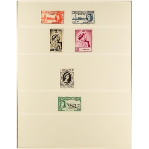 355 - 1938-1993 NEVER HINGED MINT COLLECTION on stock pages, includes 1938-53 most vals to 5s, 1948 Weddin... 