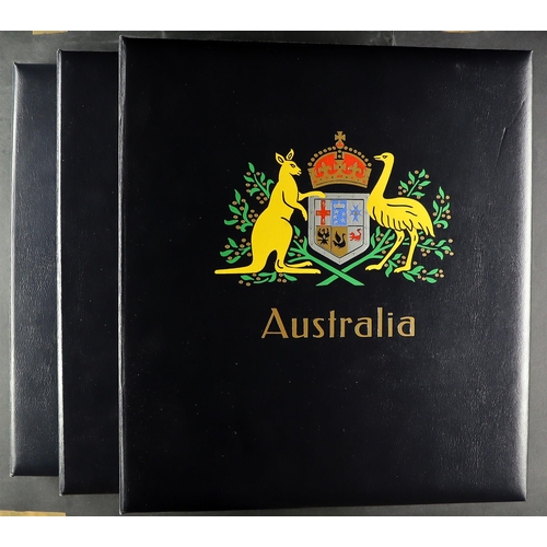 384 - 1953 - 2010 NEVER HINGED MINT COLLECTION of stamps & miniature sheets in 3 hingeless Davo Australia ... 