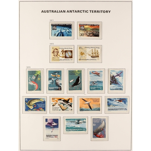 384 - 1953 - 2010 NEVER HINGED MINT COLLECTION of stamps & miniature sheets in 3 hingeless Davo Australia ... 