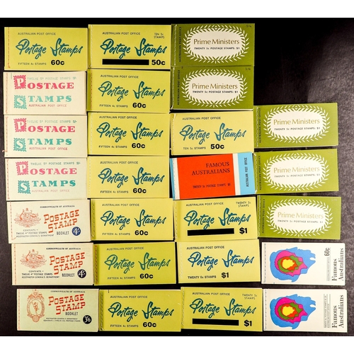 387 - BOOKLETS 1956-70 3s6d SB 32, 4s SB 33 and 34, 5s SB 36, 36a, 37a, 38 (imprints DG9, DV8, DV9), 1966 ... 