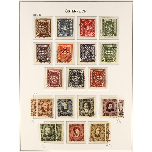 397 - 1918 - 1937 FINE USED COLLECTION, CAT €3500+ of complete postage & postage due sets in hingeless Dav... 