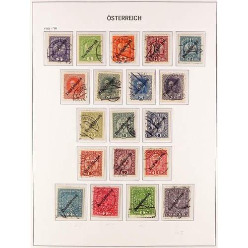 397 - 1918 - 1937 FINE USED COLLECTION, CAT €3500+ of complete postage & postage due sets in hingeless Dav... 