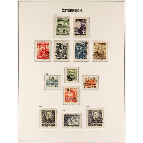 397 - 1918 - 1937 FINE USED COLLECTION, CAT €3500+ of complete postage & postage due sets in hingeless Dav... 