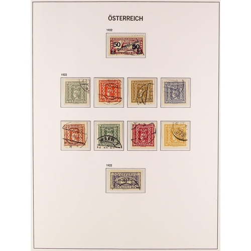 397 - 1918 - 1937 FINE USED COLLECTION, CAT €3500+ of complete postage & postage due sets in hingeless Dav... 